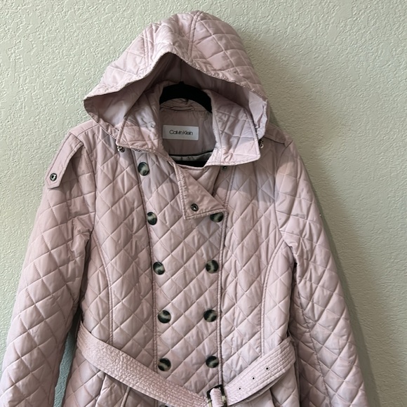 Calvin Klein Quilted Peacoat - Picture 11 of 16